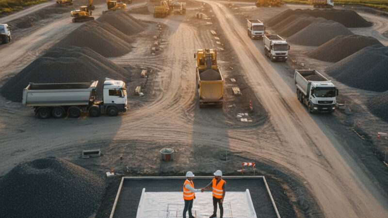 Logistyka Kruszyw: Profesjonalny Transport Kruszywa Łamanego na Budowę. Porady dot. Ceny i Sprzedaży.
