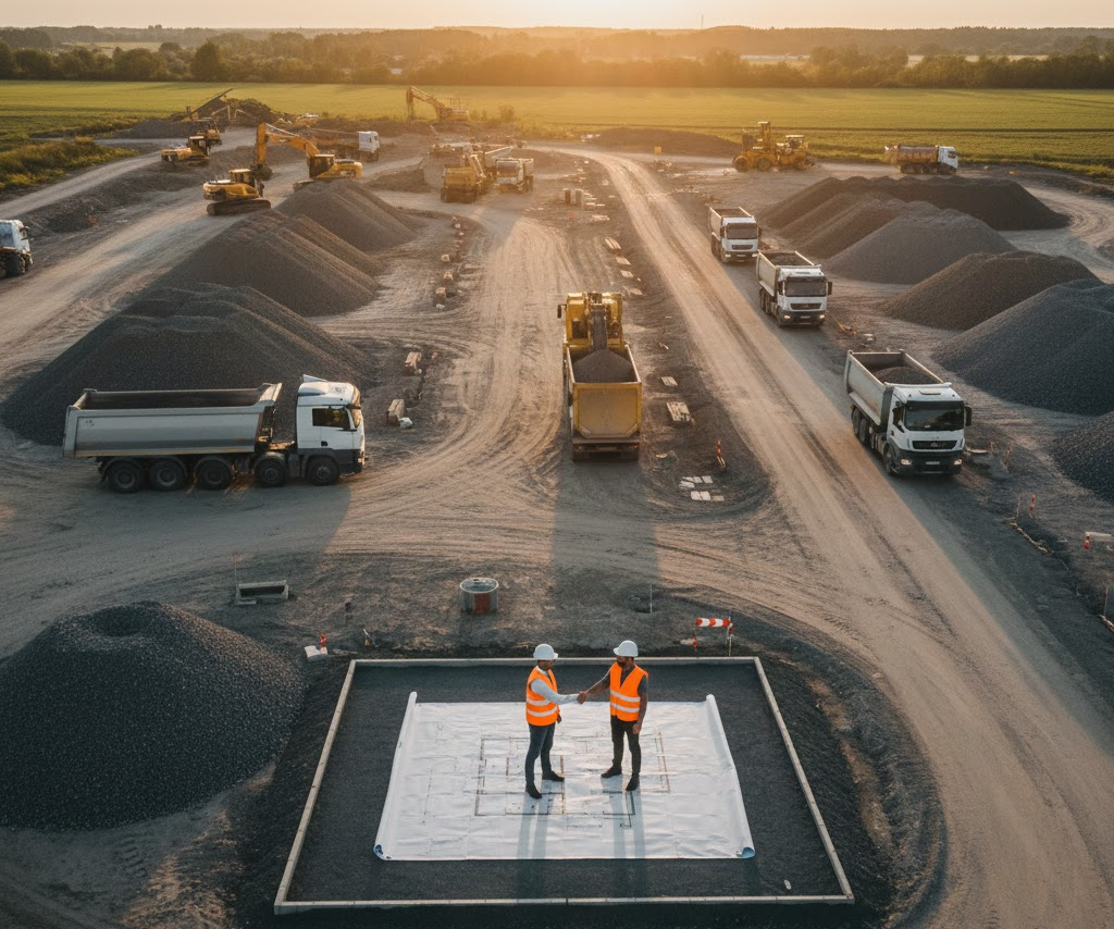 Logistyka Kruszyw: Profesjonalny Transport Kruszywa Łamanego na Budowę. Porady dot. Ceny i Sprzedaży.